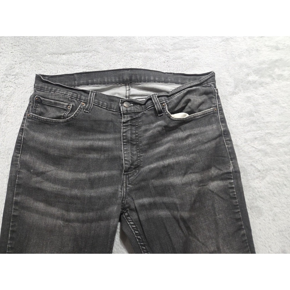 levis‎ 511 slim fit jeans Black  Wash  Stretch Men's Sz 38x30  Zip Stretch - Picture 5 of 16